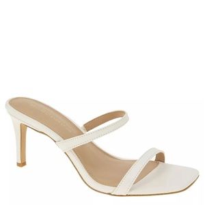 BCBG White Sandals